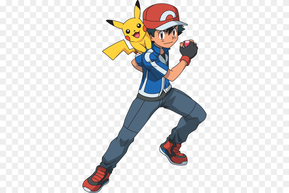 Ash Ketchum Pokemon X And Y Ash, Boy, Child, Male, Person Png Image