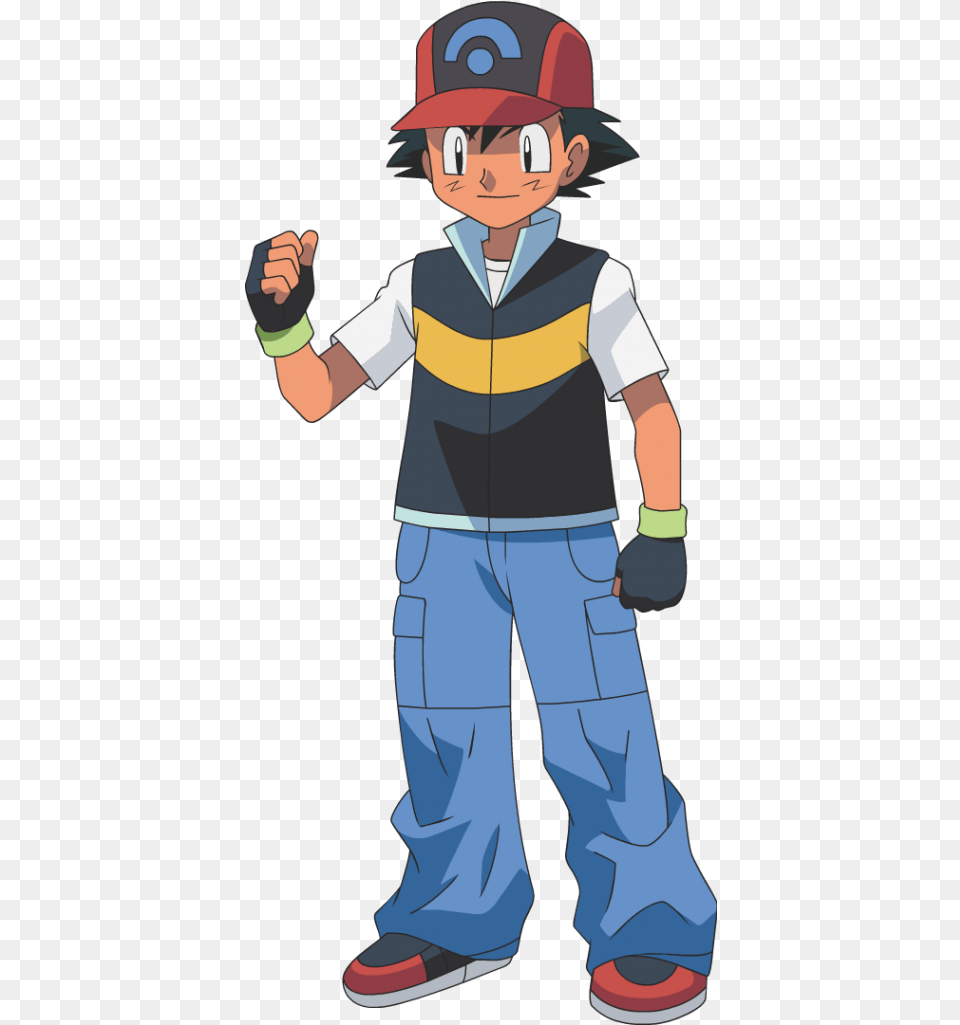 Ash Ketchum Transparent Image Arts Ash Pokemon, Clothing, Pants, Baby, Person Free Png Download