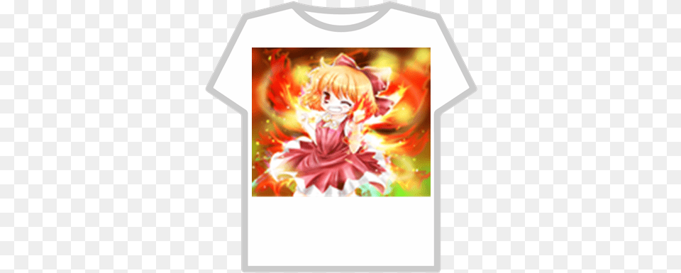 Ash The Fire Fairy Roblox T Shirt Roblox Adidas, Book, Clothing, Comics, Publication Free Png Download