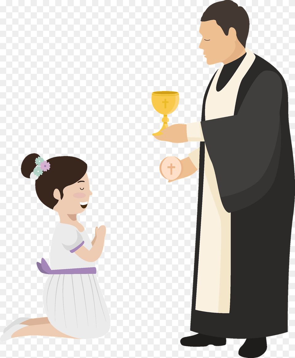 Ash Wednesday Clipart, Adult, Clothing, Dress, Person Png Image