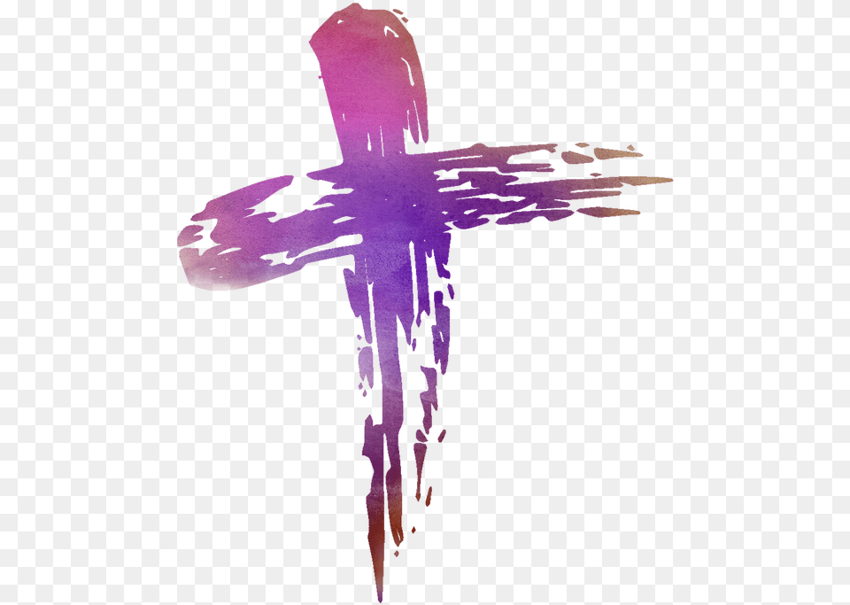Ash Wednesday Smelly Sheep Picture Library Cross, Purple, Symbol, Aircraft, Airplane Free Png