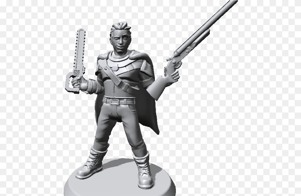 Ash Williams Figurine, Adult, Male, Man, Person Png