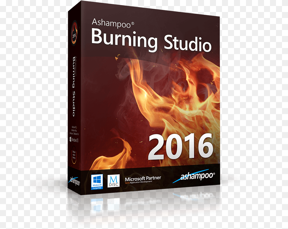 Ashampoo Burning Studio, Book, Publication, Flame, Fire Png Image