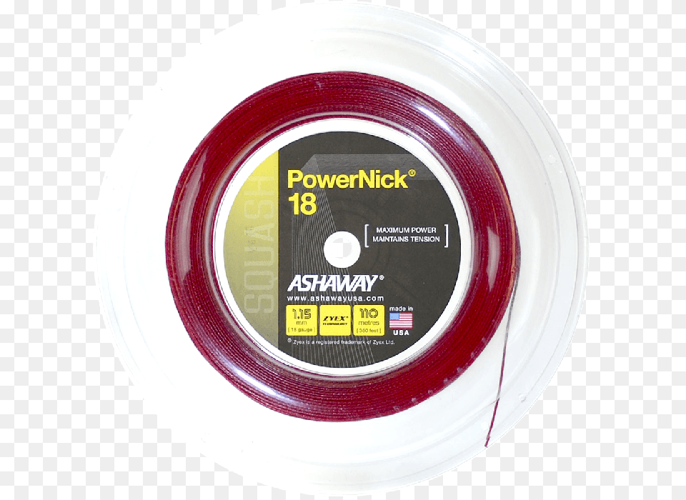 Ashaway Powernick 18 Squash Squash String Packages, Plate, Tape Free Png Download