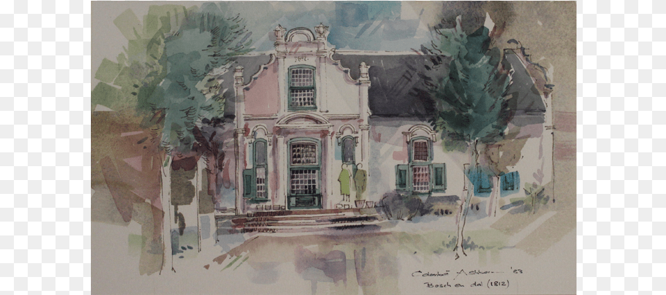 Ashborn Colombe Boschendal Painting, Art, Architecture, Building, Monastery Png Image