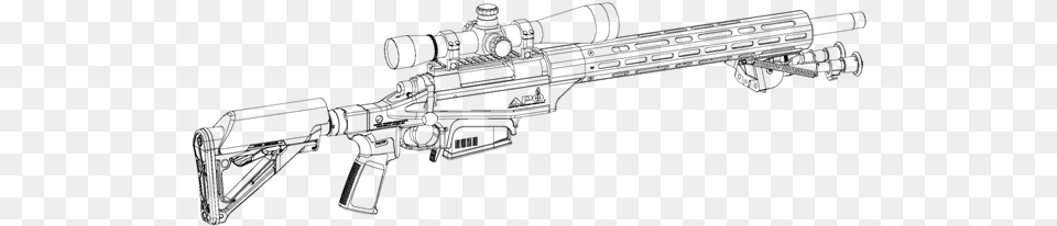 Ashbury Saber M700 Sniper, Gray Png