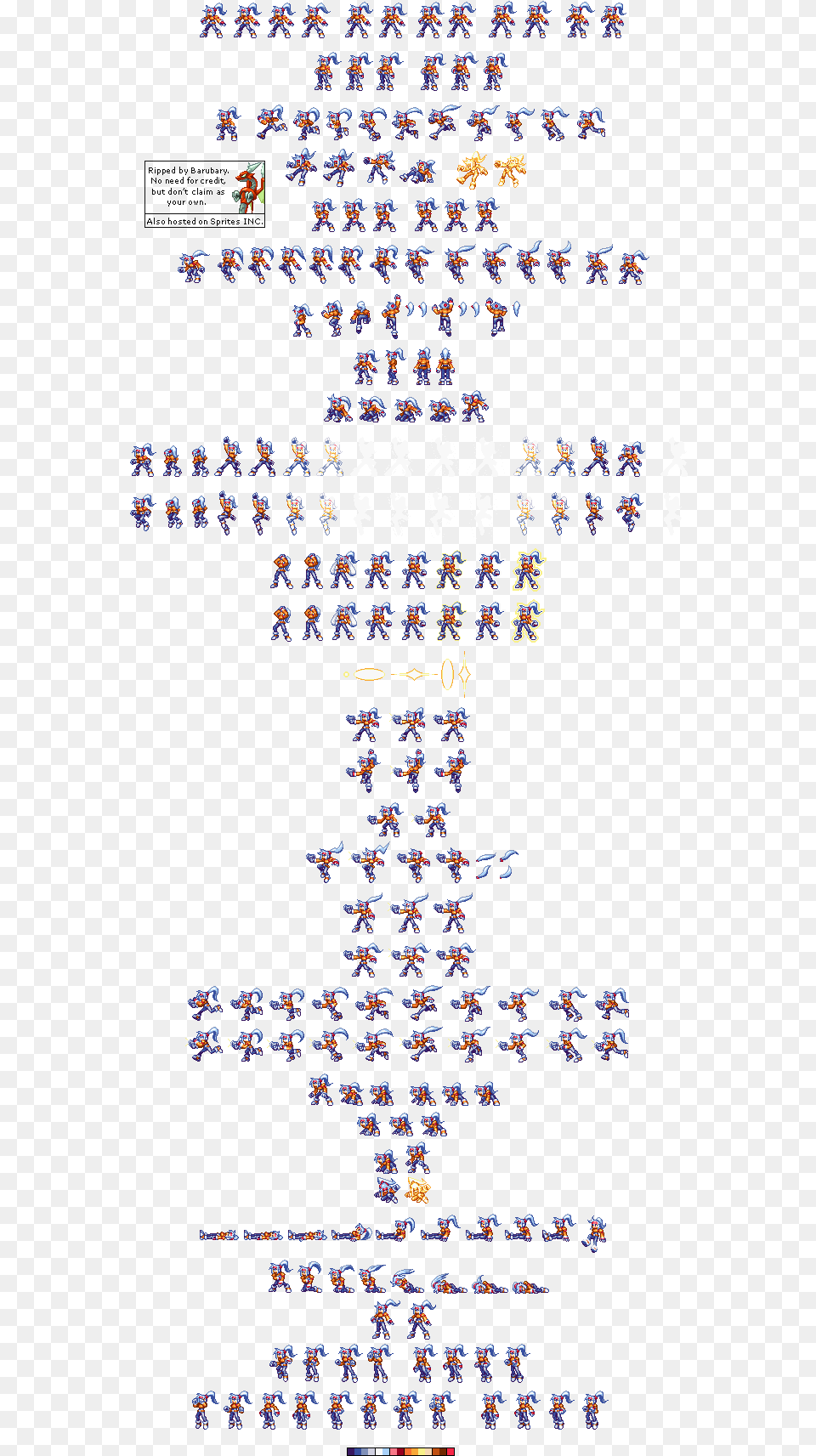 Ashe Megaman Zx Advent Model A Sprites, Text Free Png