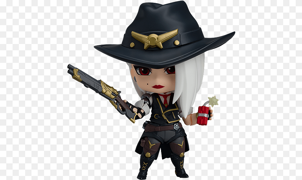 Ashe Overwatch Nendoroid, Clothing, Hat, Adult, Female Free Transparent Png