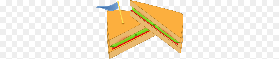 Ashkyd Sandwich With A Flag Clip Art, Plywood, Wood, Crib, Furniture Free Png Download