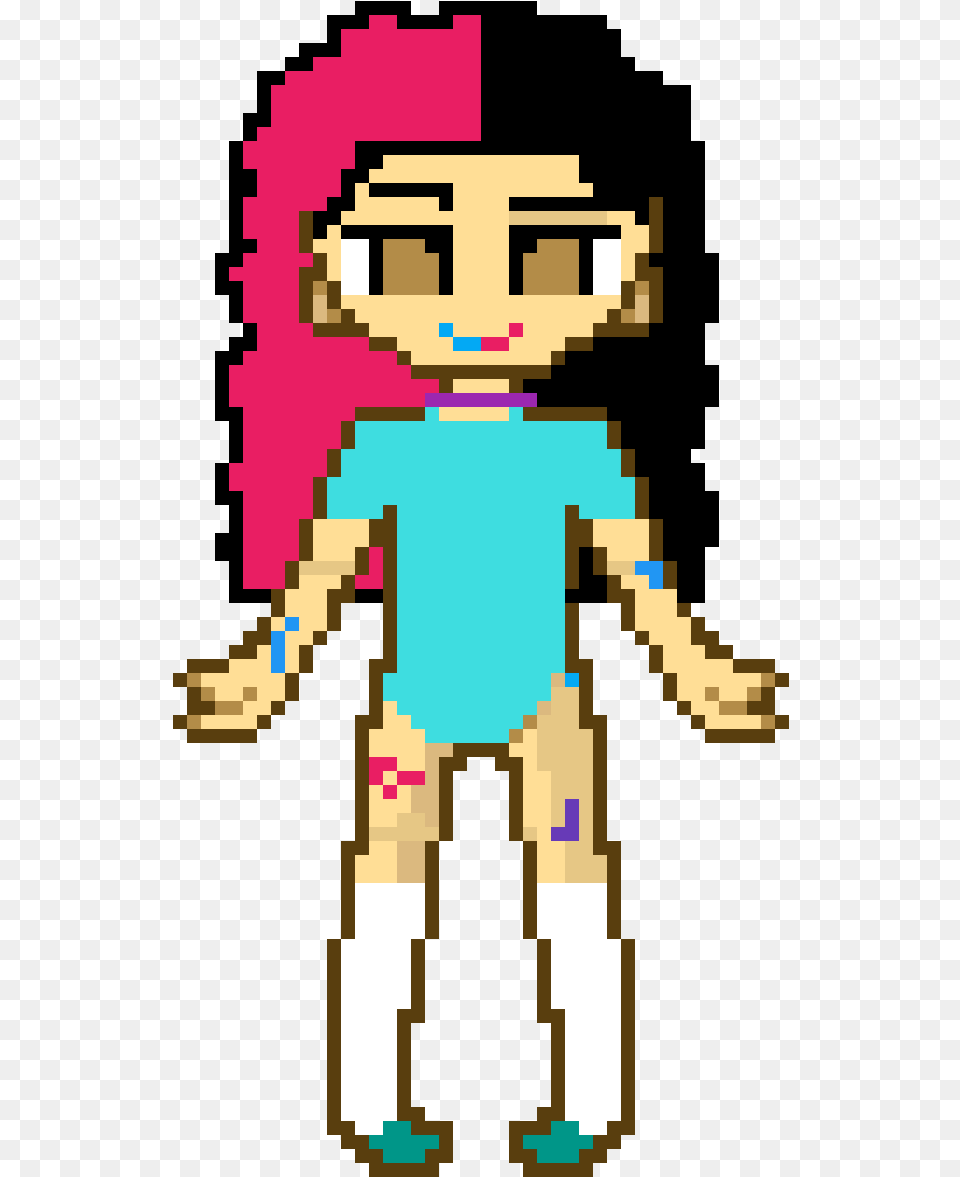 Ashley Spinelli Clipart Download Grid Minecraft Pixel Art, Toy, Person Png Image