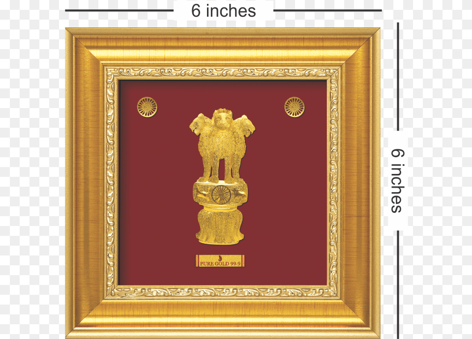 Ashoka Pillar Hd, Gold, Bronze, Art, Painting Png Image