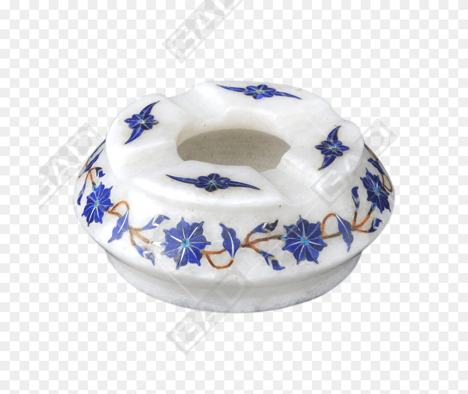 Ashtray Marble Inlay Work, Art, Plate, Porcelain, Pottery Free Png