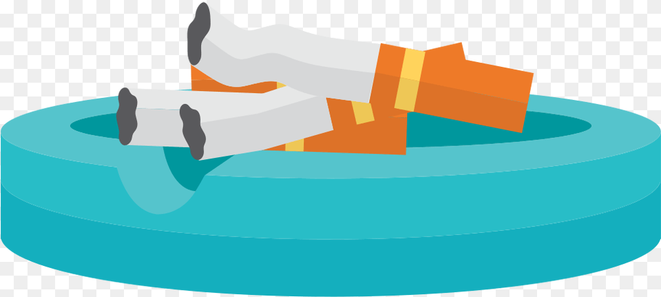 Ashtray With Cigarettes Canoe, Paper Free Png