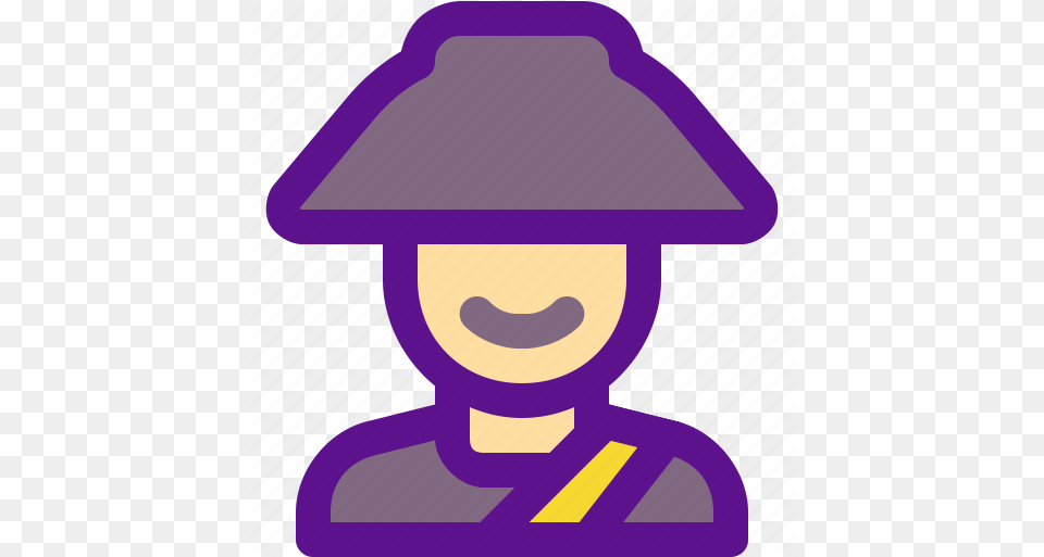 Asia China Fighter Man Raiden Icon Clip Art, Graduation, People, Person, Purple Free Png Download