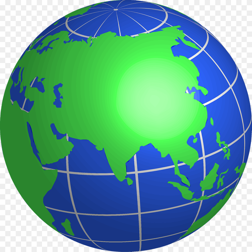 Asia Globe Clipart, Astronomy, Outer Space, Planet, Sphere Free Png Download