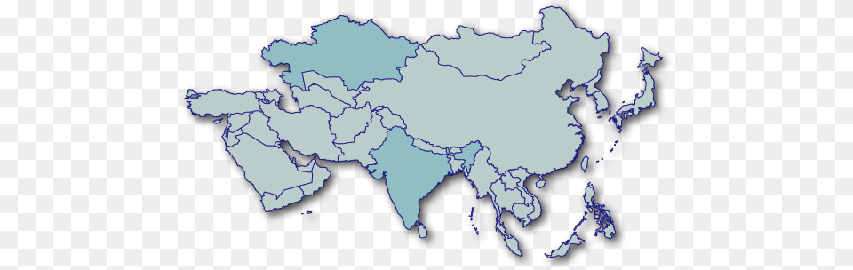Asia Map World Map, Chart, Plot, Atlas, Diagram Png Image
