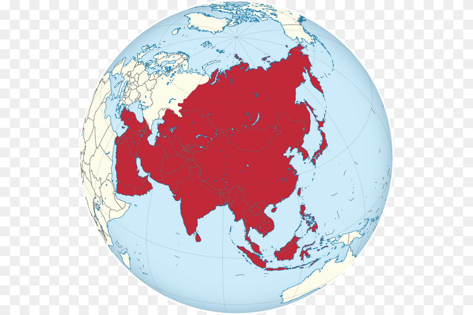 Asia On The Globe Asia On Globe, Astronomy, Outer Space, Planet, Plate Free Transparent Png