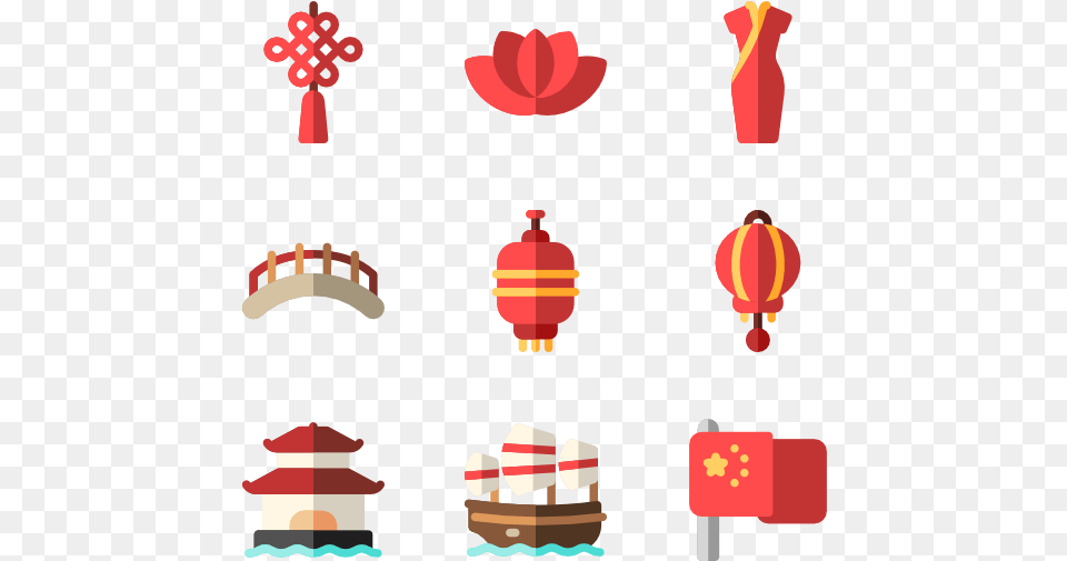 Asia Vector Colorful Building China Icon Vector, Balloon, Aircraft, Transportation, Vehicle Free Png Download