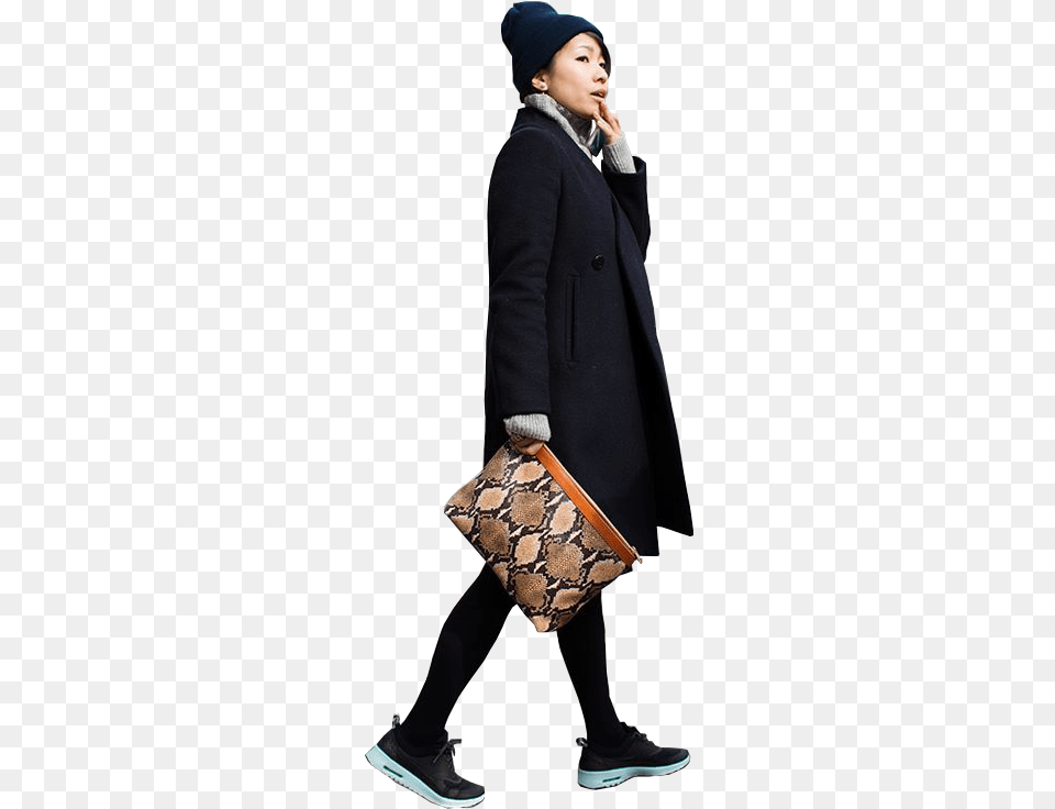 Asian Bag Lady People Asian, Accessories, Handbag, Coat, Clothing Free Transparent Png