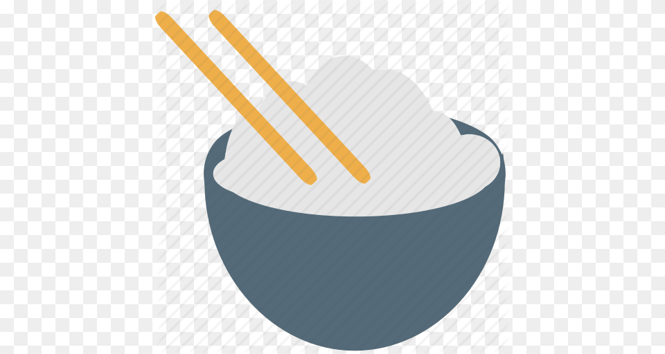 Asian Bowl Chinese Chopstick Cuisine Japanese White Rice Icon, Food, Cream, Dessert, Whipped Cream Free Transparent Png