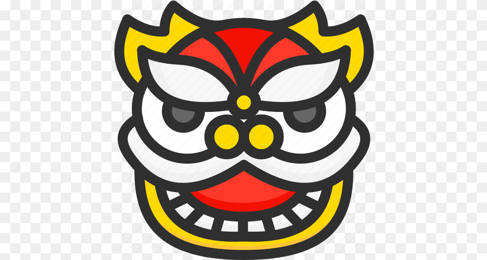 Asian Chinese Dragon Head New Year Dragon Head Chinese New Year, Emblem, Symbol, Device, Grass Free Png Download