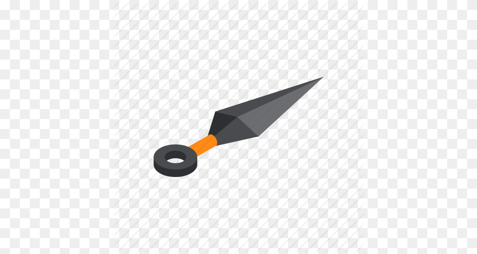 Asian Combat Isometric Knife Kun Traditional Weapon Icon, Blade, Dagger, Device Free Png