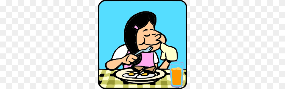 Asian Eating Clip Art, Cutlery, Baby, Person, Food Free Png Download