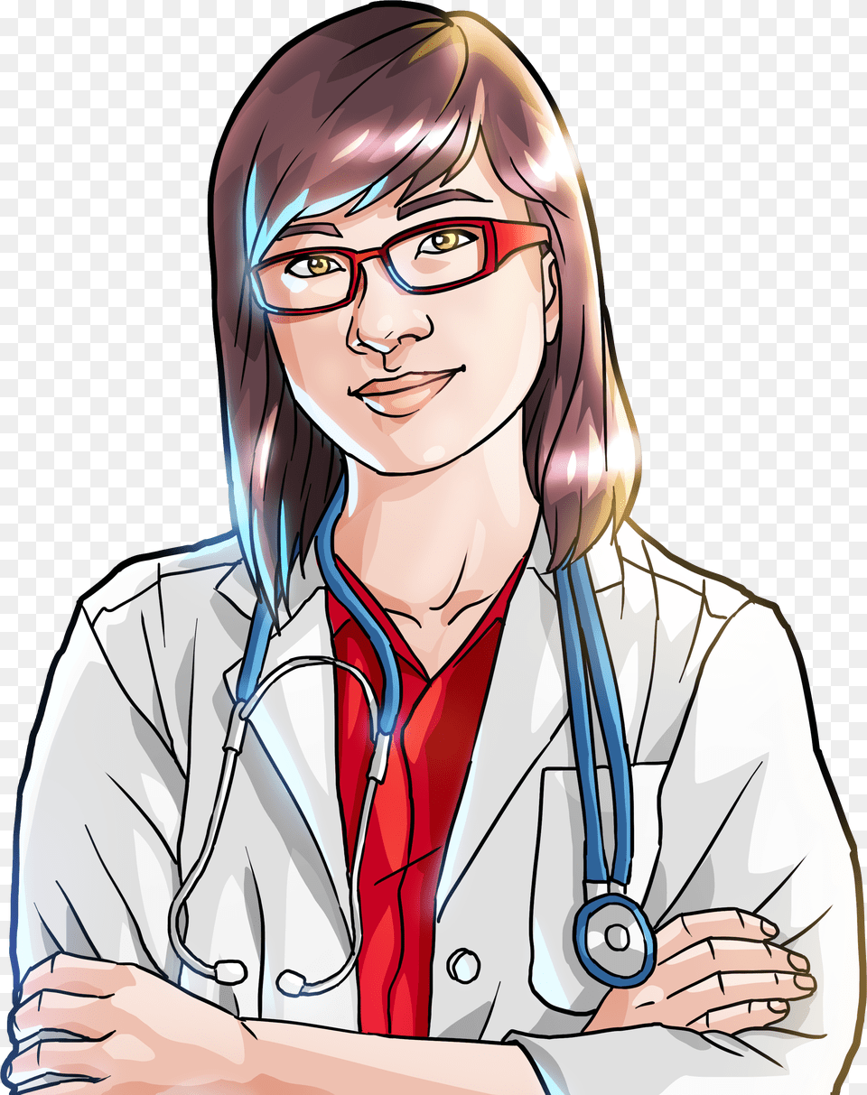 Asian Female Doctor, Clothing, Coat, Woman, Person Free Png Download