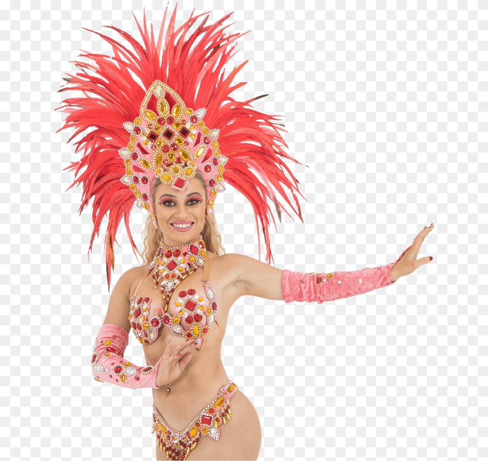 Asian Girl Dancing Brazil Carnival, Adult, Person, Leisure Activities, Female Png