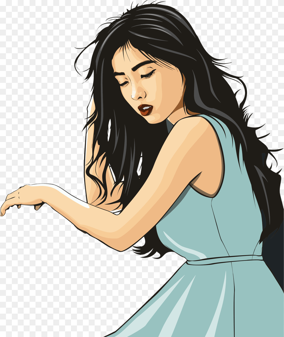 Asian Lady Asian Woman Clip Art, Adult, Person, Female, Dress Free Transparent Png