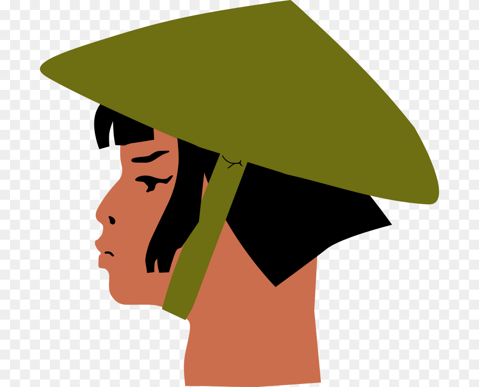 Asian Lady S Head Portable Network Graphics, Person, People, Hat, Canopy Free Png Download