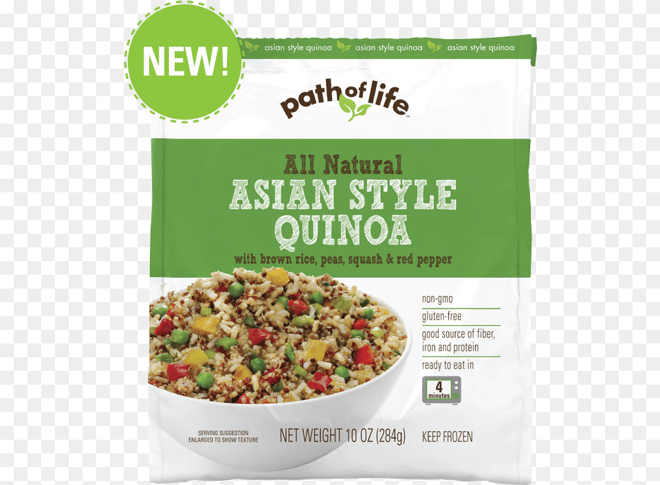 Asian Style Quinoa With Brown Rice Peas Squash Amp Path Of Life Asian Style Quinoa, Food, Produce, Grain Free Transparent Png