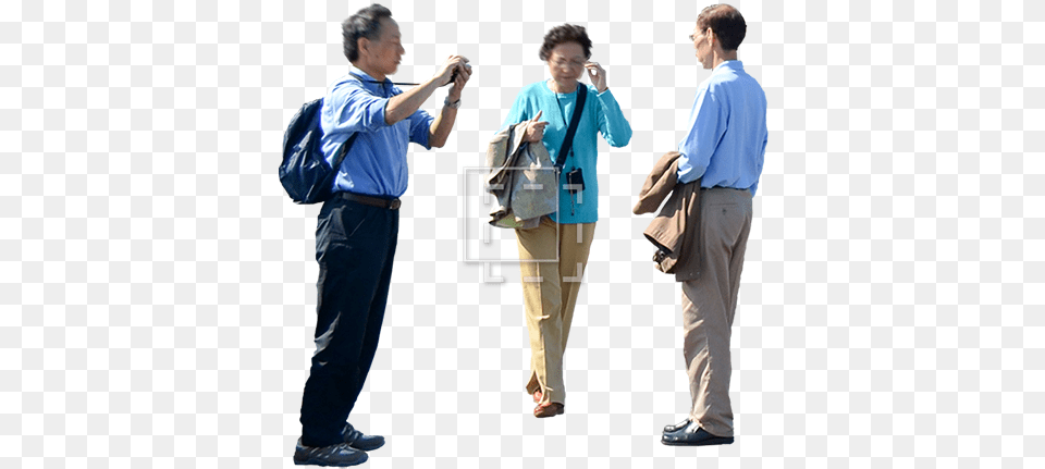 Asian Tourists Immediate Entourage Asian People Standing, Walking, Clothing, Person, Pants Png