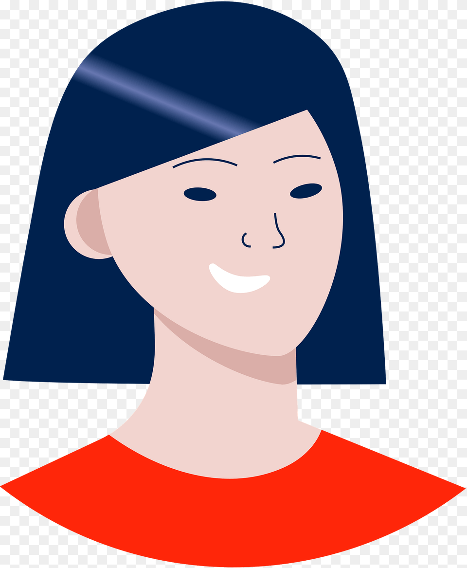 Asian Woman Clipart, Face, Head, Neck, Clothing Free Png Download