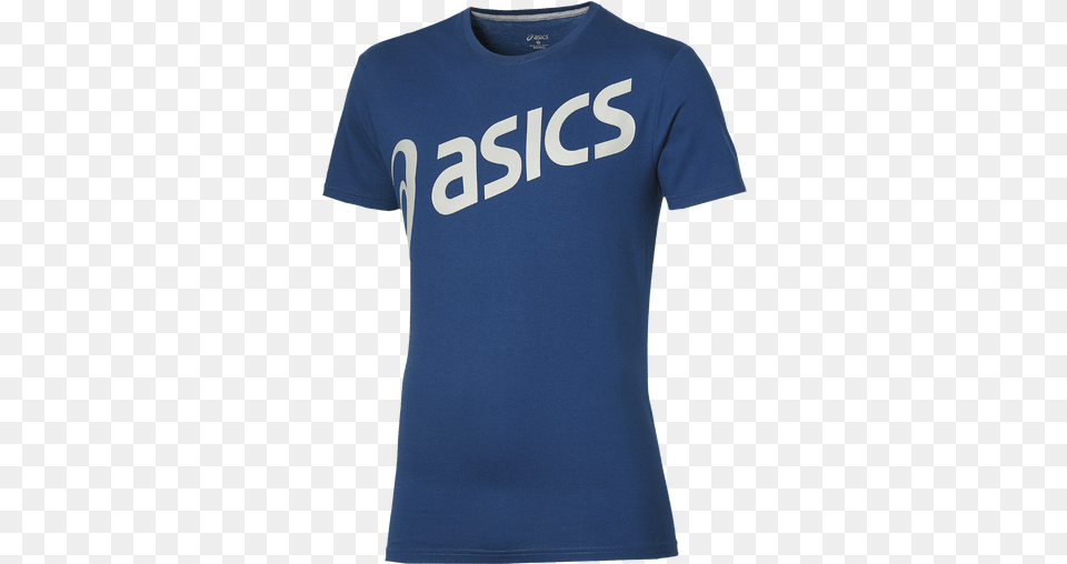 Asics Mens Logo Ss T Shirt Asics, Clothing, T-shirt Png Image