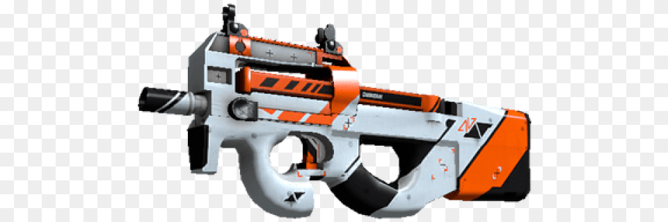 Asiimov Fn Csgo, Firearm, Gun, Rifle, Weapon Free Png Download