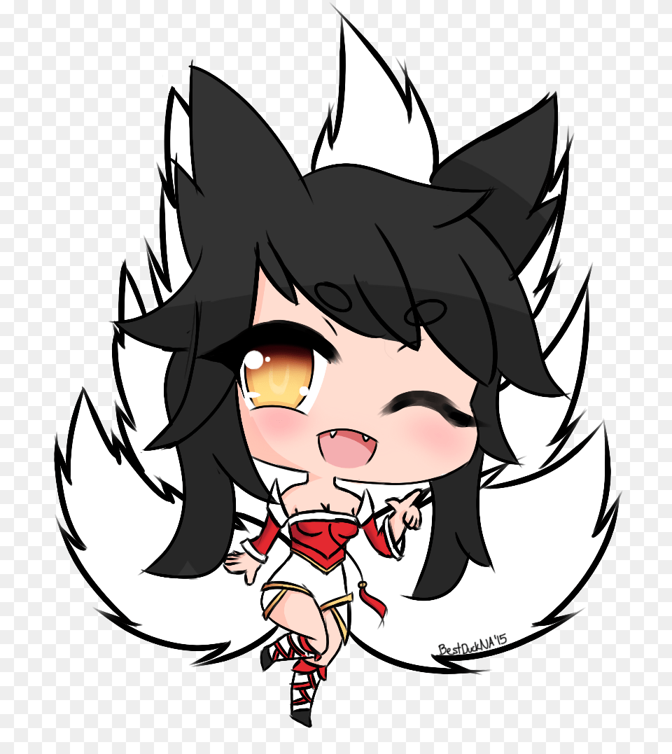 Ask Ahri Senpai Bestduckna Ahri Sempai I Drew This Ahri, Book, Comics, Publication, Baby Free Transparent Png