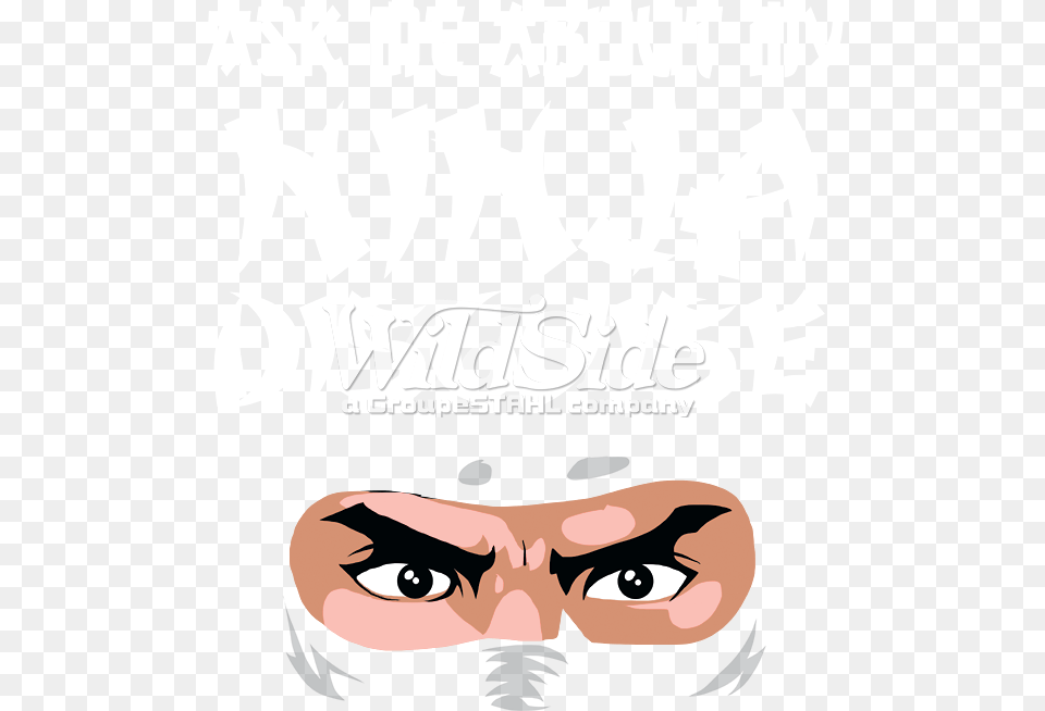 Ask Me About My Ninja Disguise Illustration, Advertisement, Book, Publication, Poster Free Png