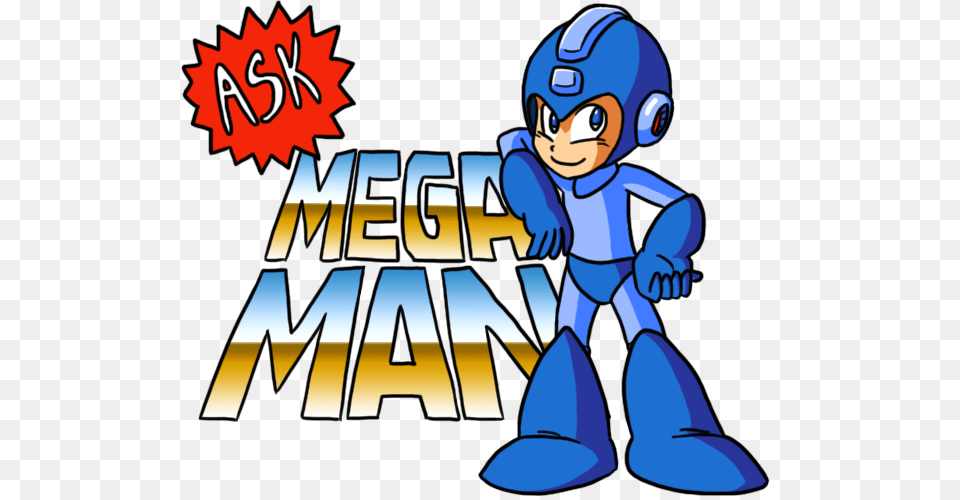 Ask Mega Man, Cleaning, Person, Book, Comics Free Png