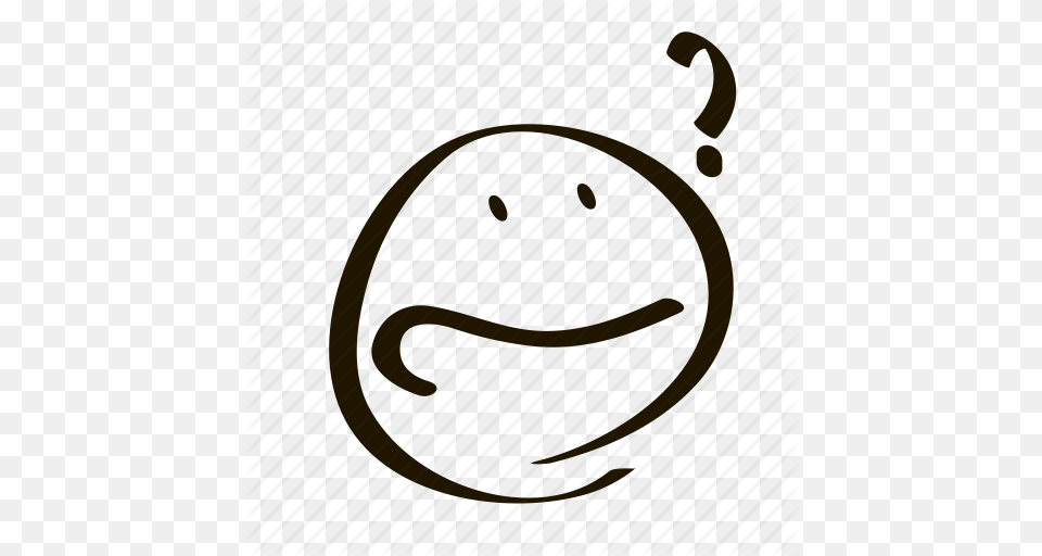 Asking Emoji Emoticon Emotion Lost Question Thinking Icon Free Transparent Png