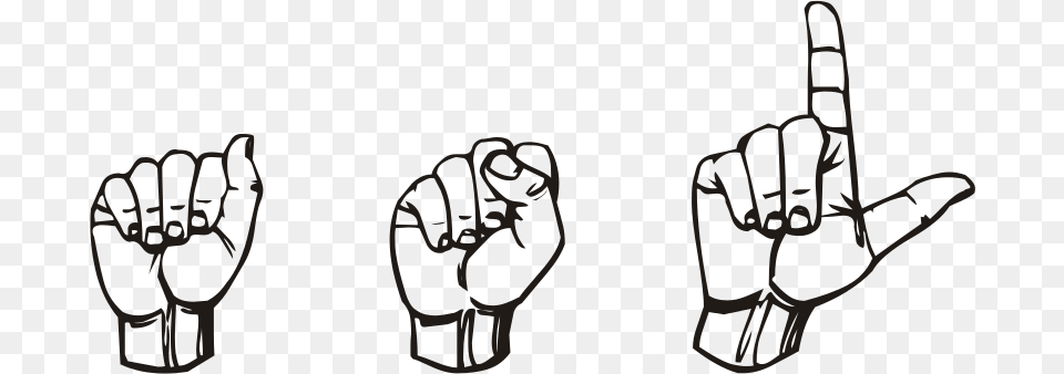 Asl By Parhamr Own Work Public Domain Via Wikimedia Asl In Sign Language, Body Part, Hand, Person, Finger Png
