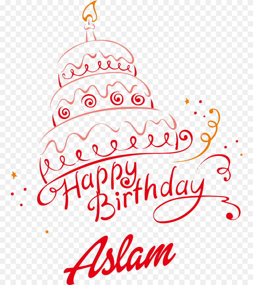 Aslam Happy Birthday Vector Cake Name Happy Birthday Amjad, Text Free Transparent Png