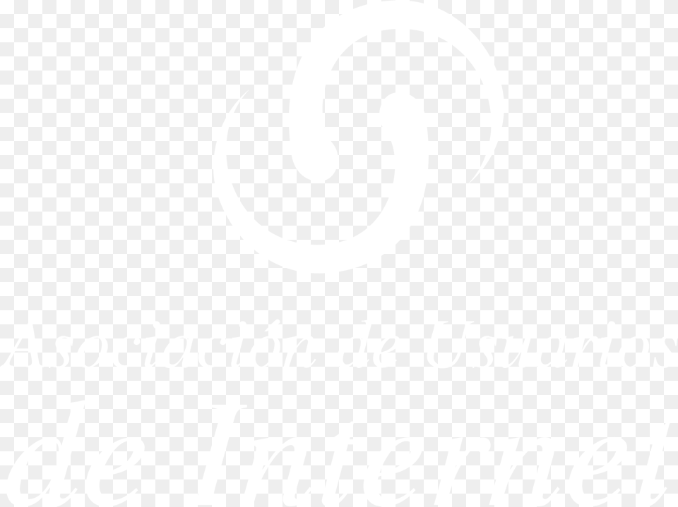 Asociacion De Usuarios De Internet Logo Black And White Johns Hopkins Logo White, Text, Alphabet, Ampersand, Symbol Free Png