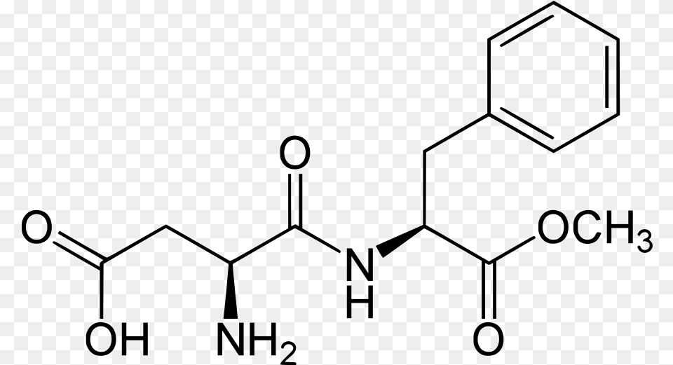 Aspartame Svg Aspartame Structure, Gray Free Png Download