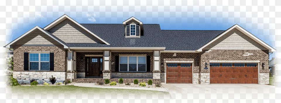Aspen Home Elevation2 House, Photography, Garage, Indoors, Architecture Free Png Download