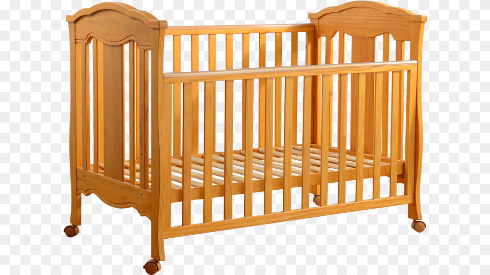 Aspendos Dropside Cot Bed Pine Wood Crib, Furniture, Infant Bed Png