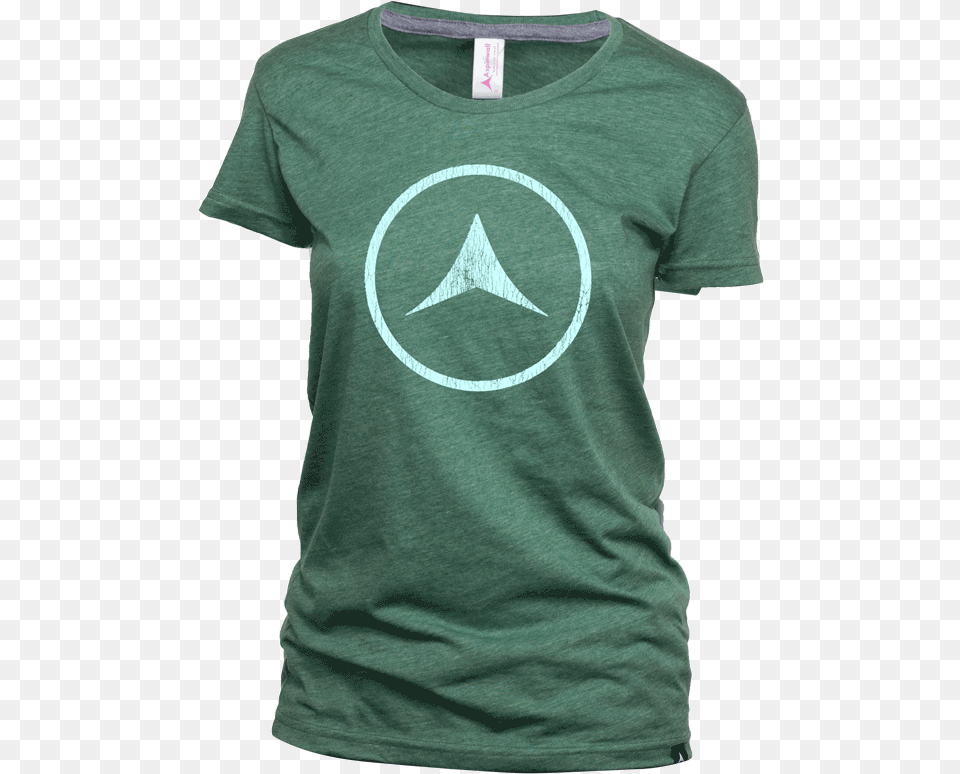 Aspinwall Distressed Icon Womens T Shirt Pine 2 Active Shirt, Clothing, T-shirt Free Png