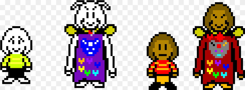 Asriel Dreemurr Sprites My Own, Person, Qr Code Free Png Download