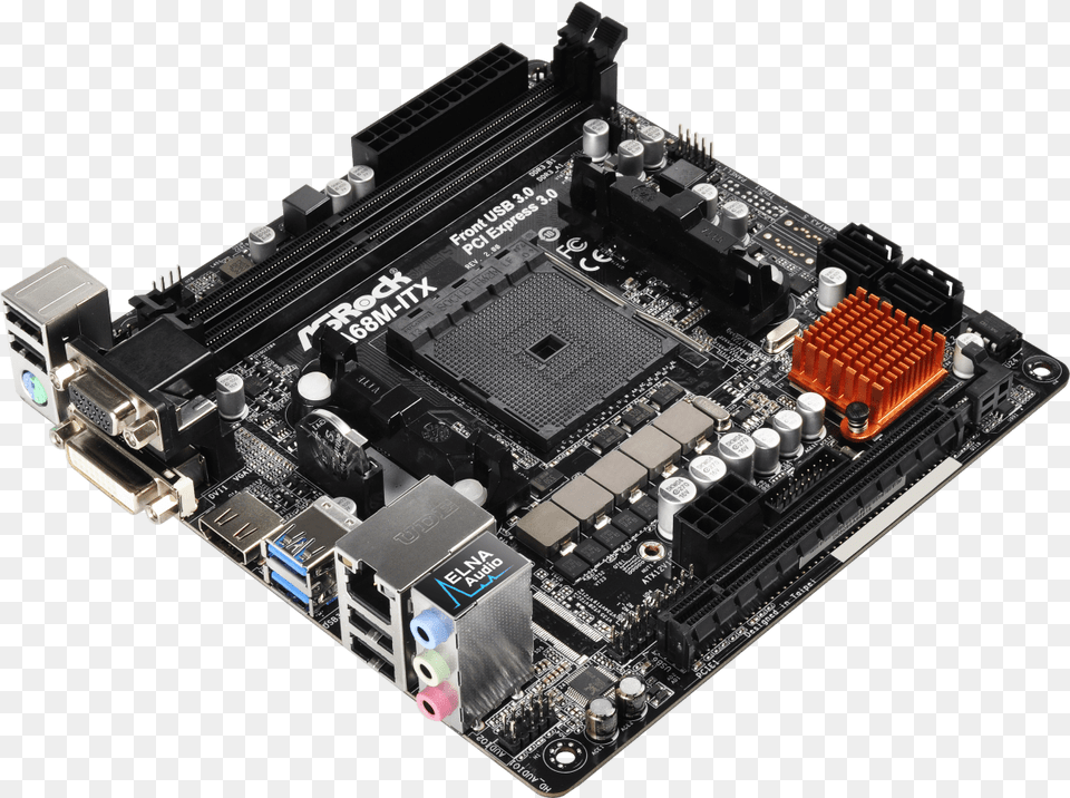 Asrock Motherboard Motherboards A68mitx R2 Asrock A68m Itx, Computer Hardware, Electronics, Hardware, Toy Free Transparent Png