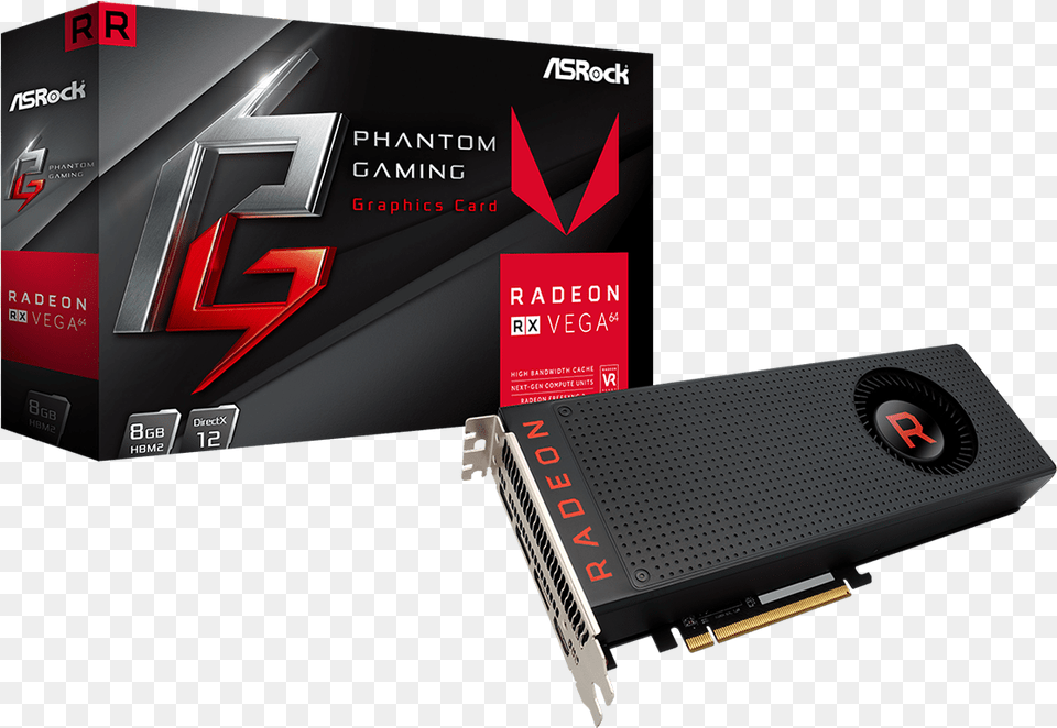 Asrock Phantom Gaming Vega Radeon Rx 570, Adapter, Computer Hardware, Electronics, Hardware Png Image